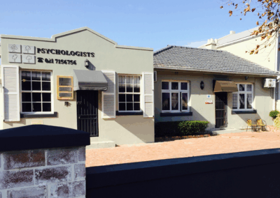 Front of the practice building on Main Road
